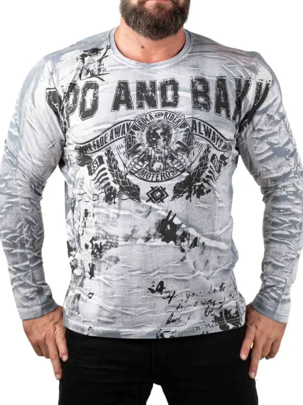 Moteros Longsleeve - Gra^Cipo & Baxx Clearance