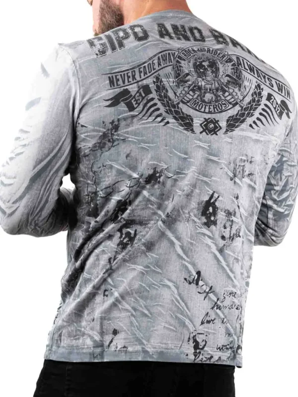 Moteros Longsleeve - Gra^Cipo & Baxx Clearance