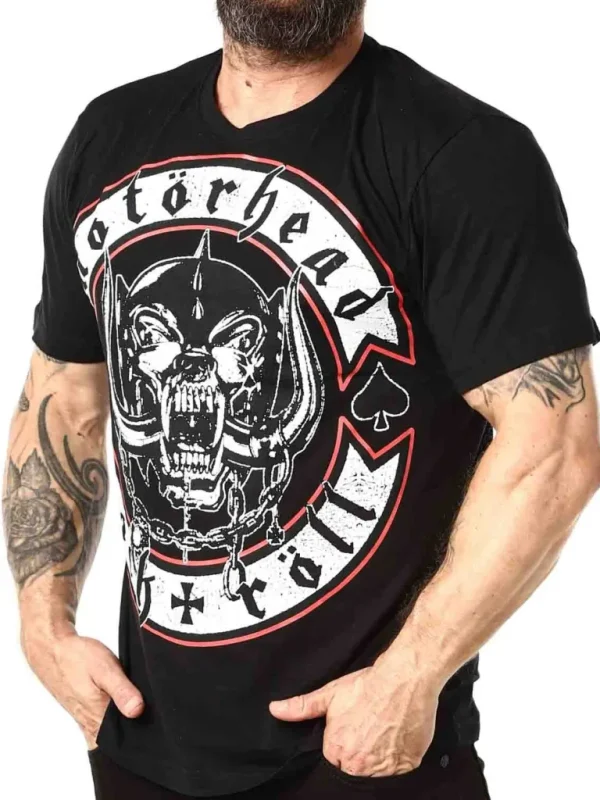Motorhead Rock Roll T-Shirt - Sort^Brandit Online