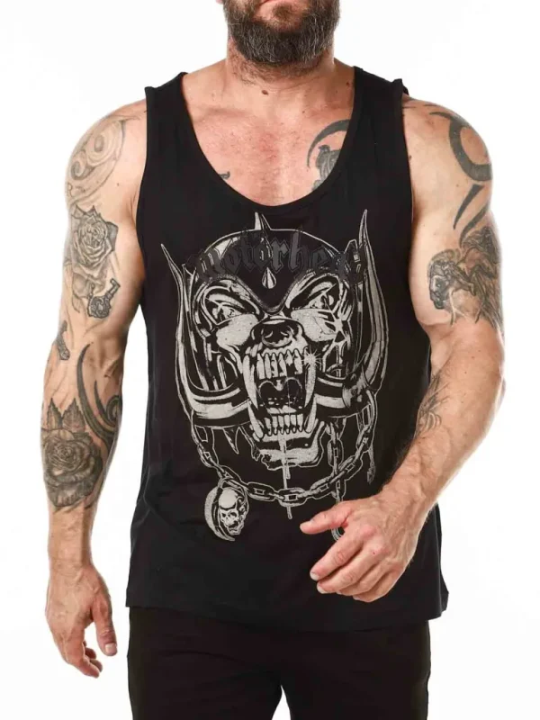 Motorhead Warpig Tanktop - Sort^Brandit Cheap