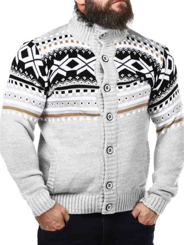 Nick Grizzly Cardigan - Gra^Carisma Cheap