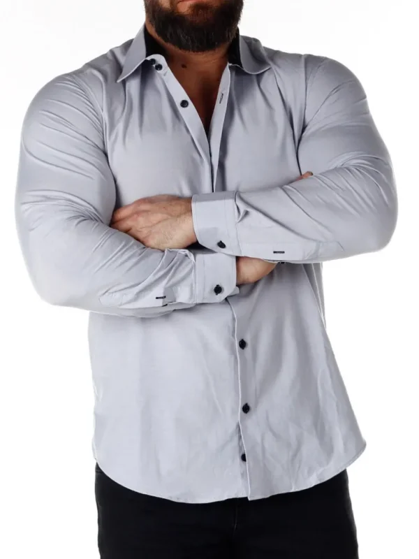 Obsess Skjorte - Lysegra^Rusty Neal Cheap