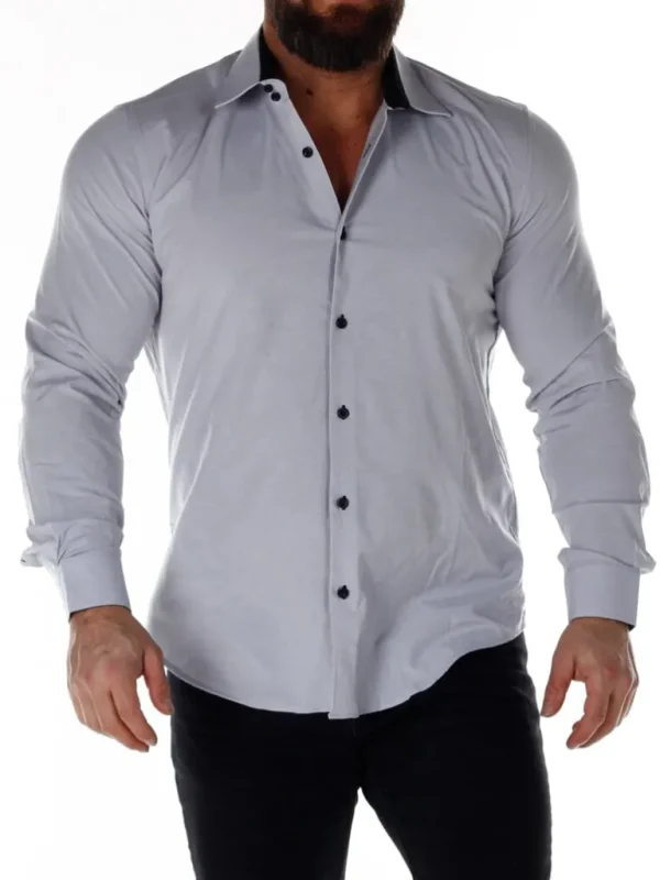 Obsess Skjorte - Lysegra^Rusty Neal Cheap