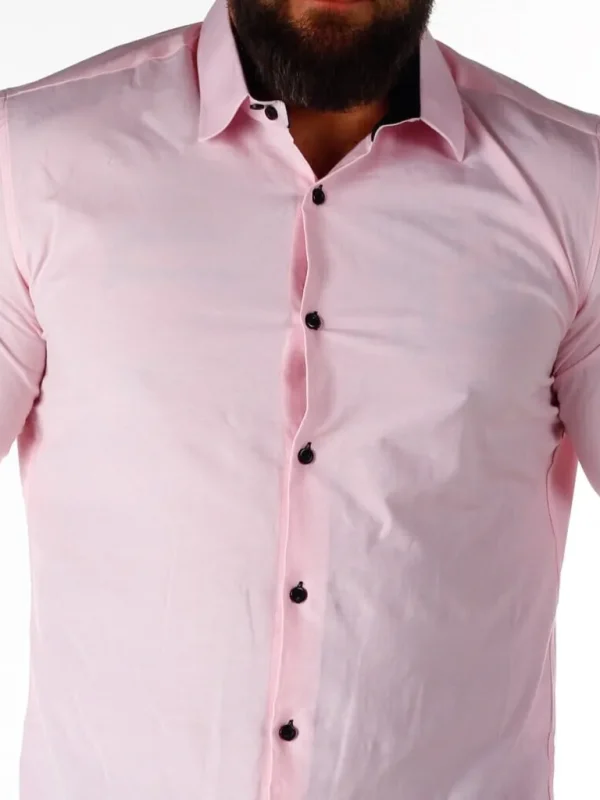 Obsess Skjorte - Lyserod/Sort^Rusty Neal Shop