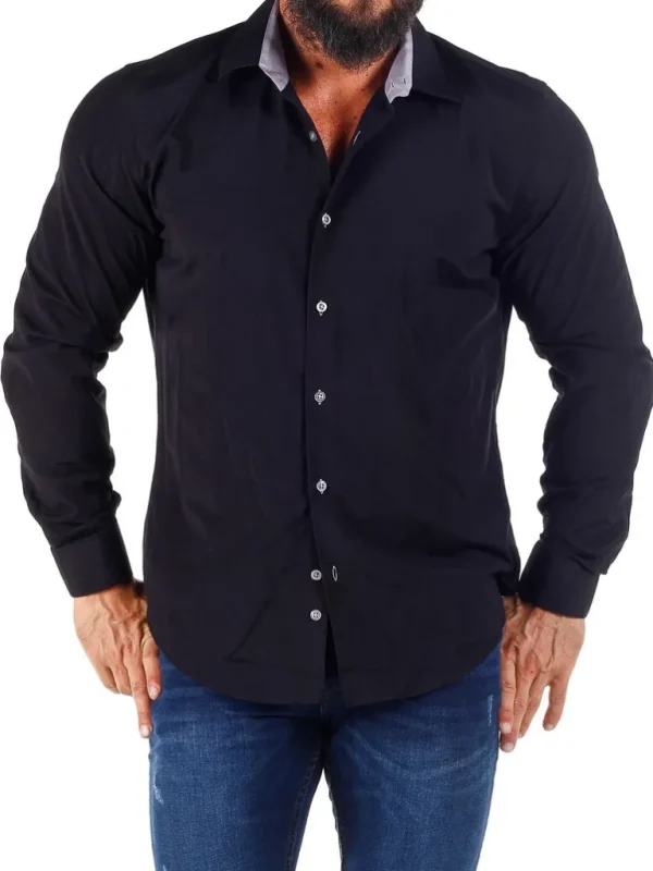 Obsess Skjorte - Sort/Gra^Rusty Neal Online