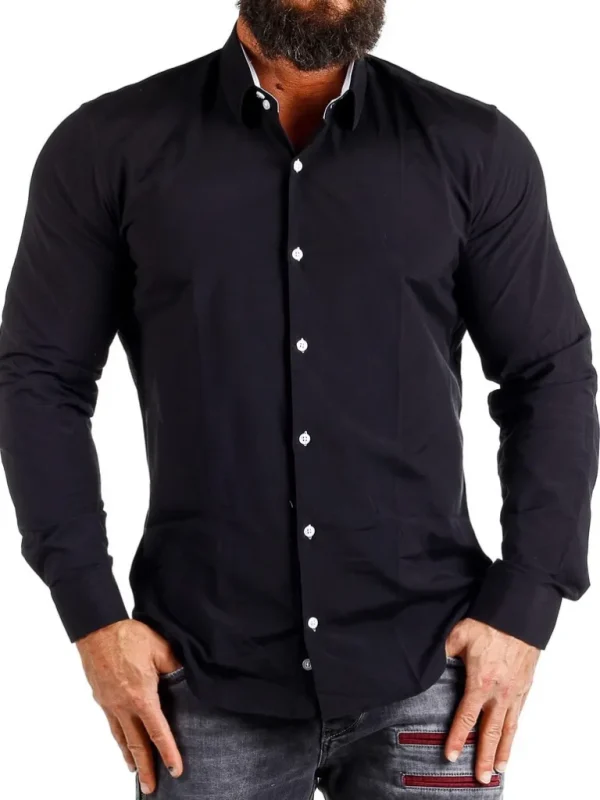 Obsess Skjorte - Sort/Hvid^Rusty Neal Shop