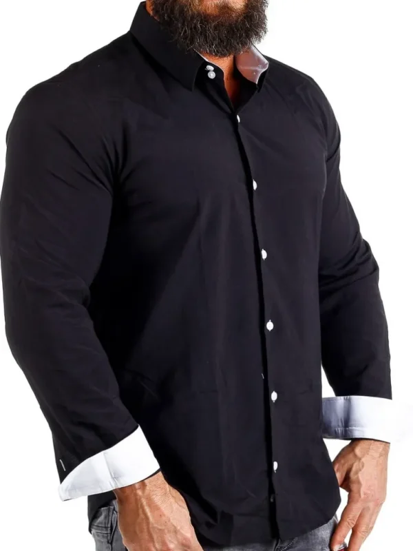 Obsess Skjorte - Sort/Hvid^Rusty Neal Shop