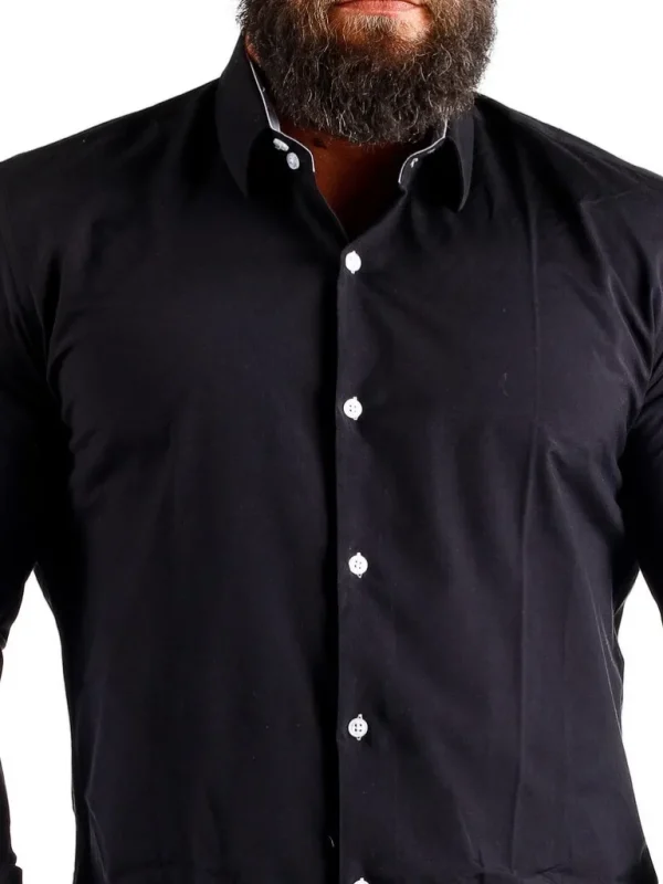 Obsess Skjorte - Sort/Hvid^Rusty Neal Shop