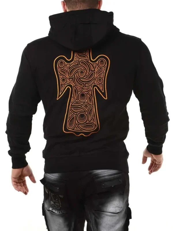 Adlerfibel Hoodie - Sort^Old Norse Fashion