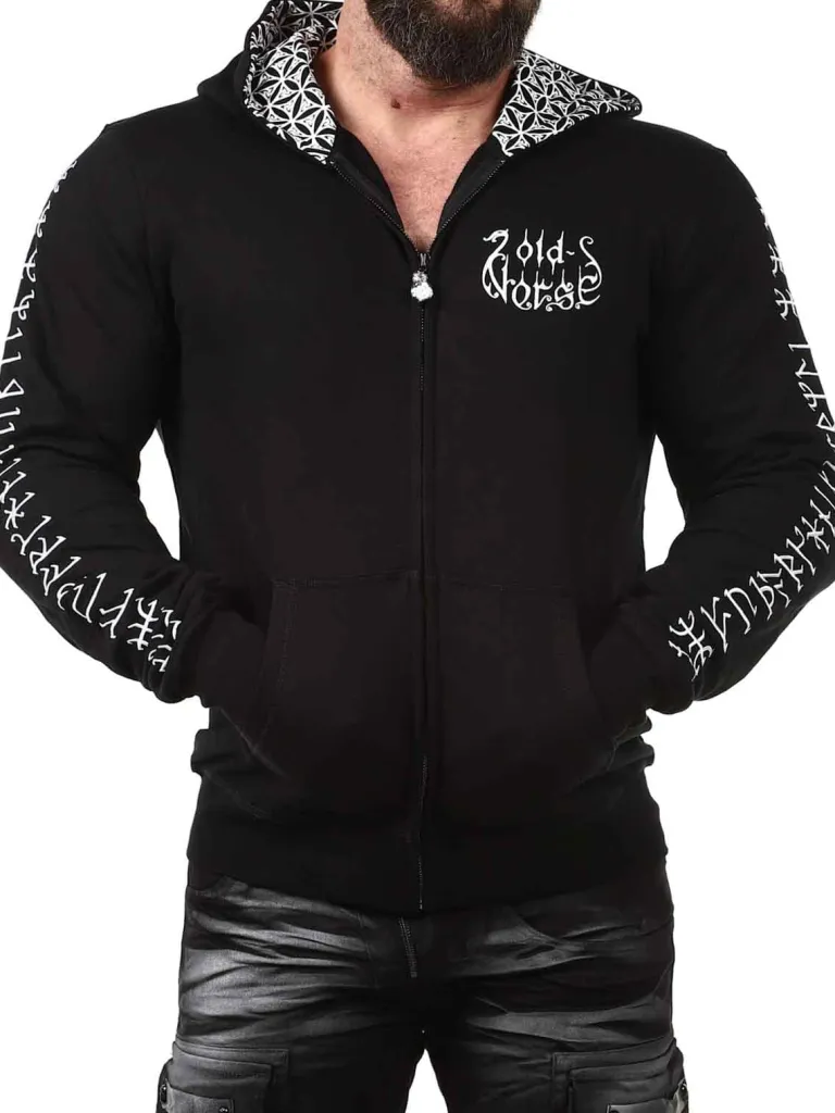 Pentagaldr Hoodie - Sort^Old Norse Outlet