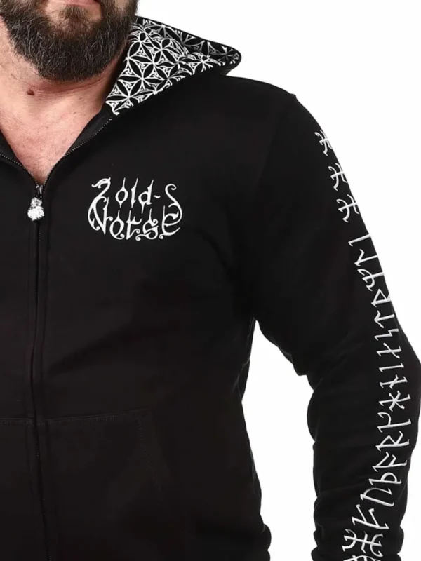 Pentagaldr Hoodie - Sort^Old Norse Outlet