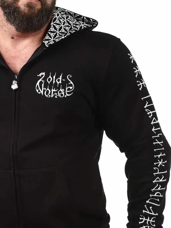 Pentagaldr Hoodie - Sort^Old Norse Best