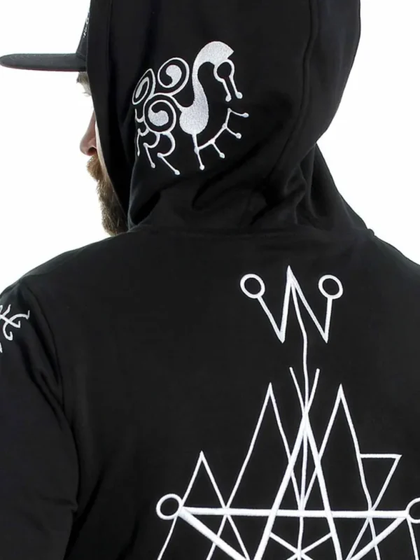 Pentagaldr Hoodie - Sort^Old Norse Best