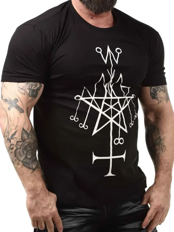 Pentagaldr T-Shirt - Sort^Old Norse Best Sale