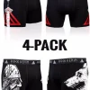 4-Pak Viking Sword Boksershorts - Sort^* Flash Sale