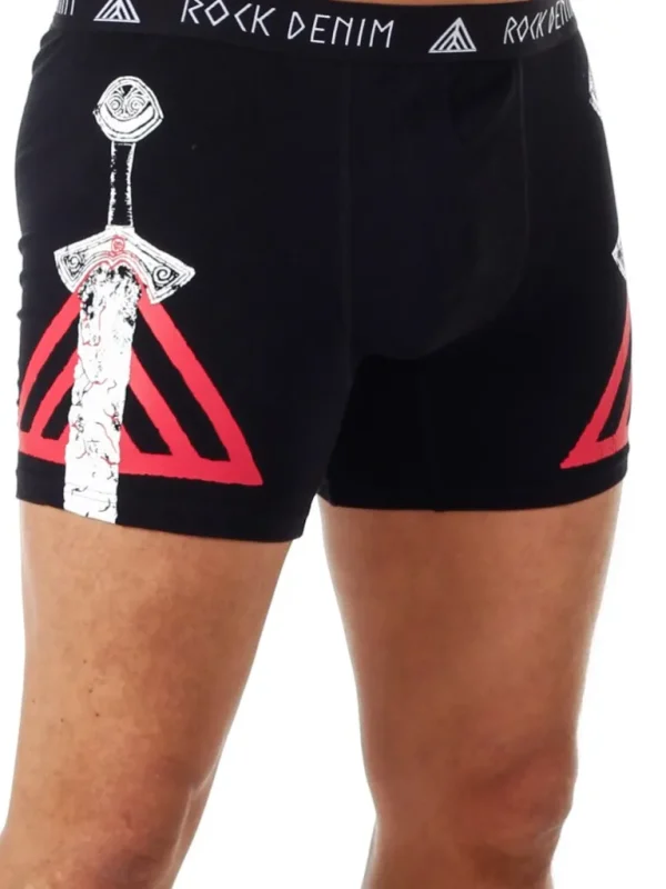 4-Pak Viking Sword Boksershorts - Sort^* Flash Sale