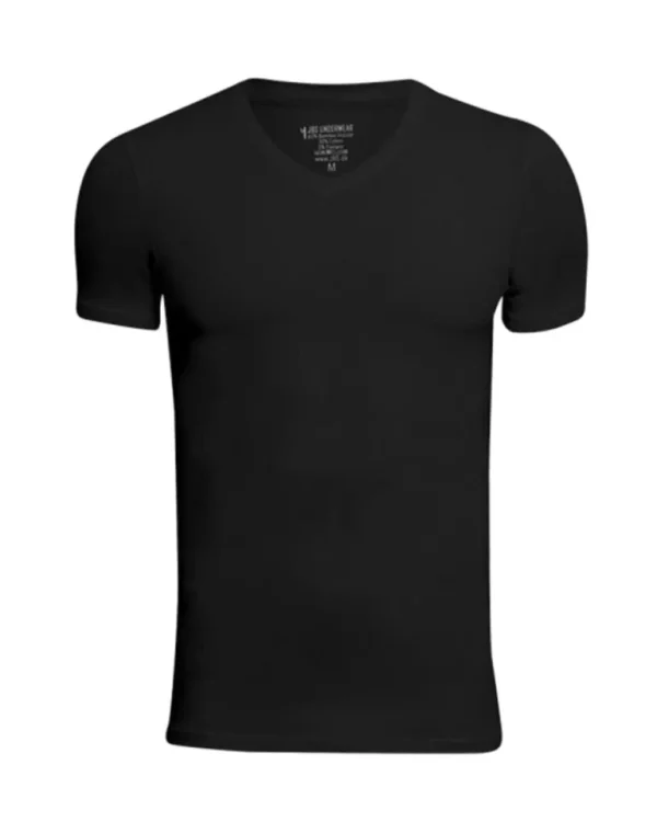 2-Pak Jbs Bamboo V-Neck T-Shirt - Sort^Dovre Sale