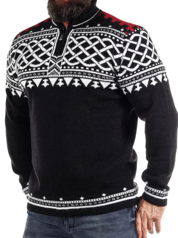 Rd Balder Cashmere Strikket Troje - Sort^* Best Sale