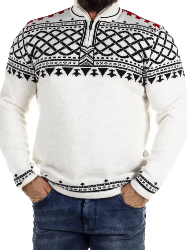 Rd Balder Cashmere Strikket Troje - Off White^* Best Sale