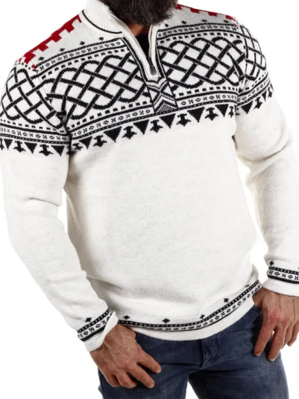 Rd Balder Cashmere Strikket Troje - Off White^* Best Sale