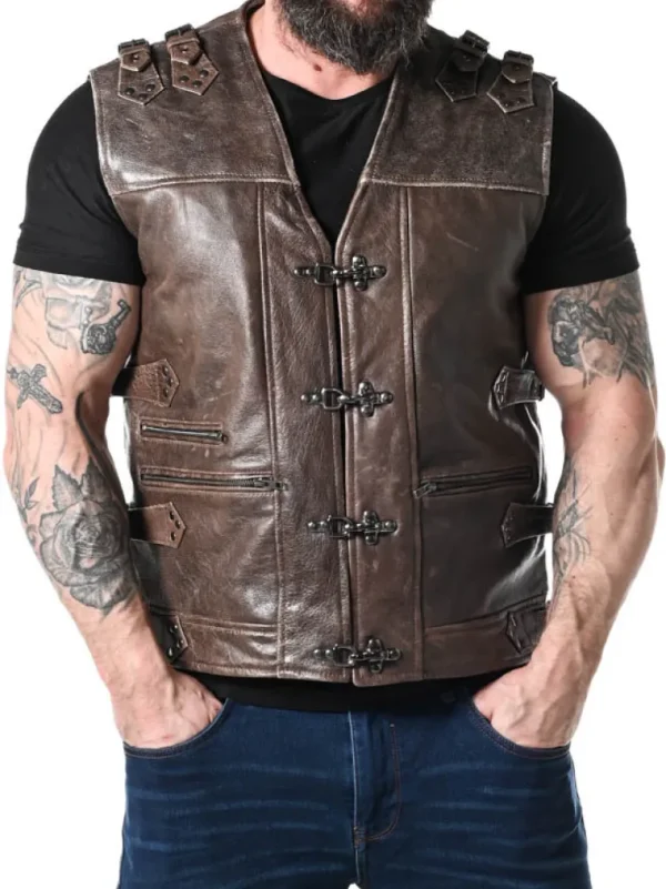Rd Biker Skindvest - Brun^* Best Sale