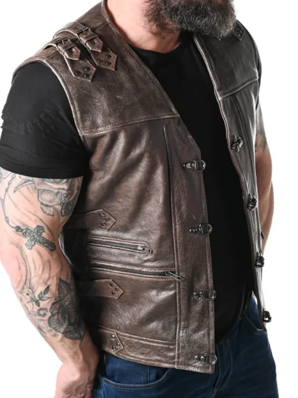 Rd Biker Skindvest - Brun^* Best Sale