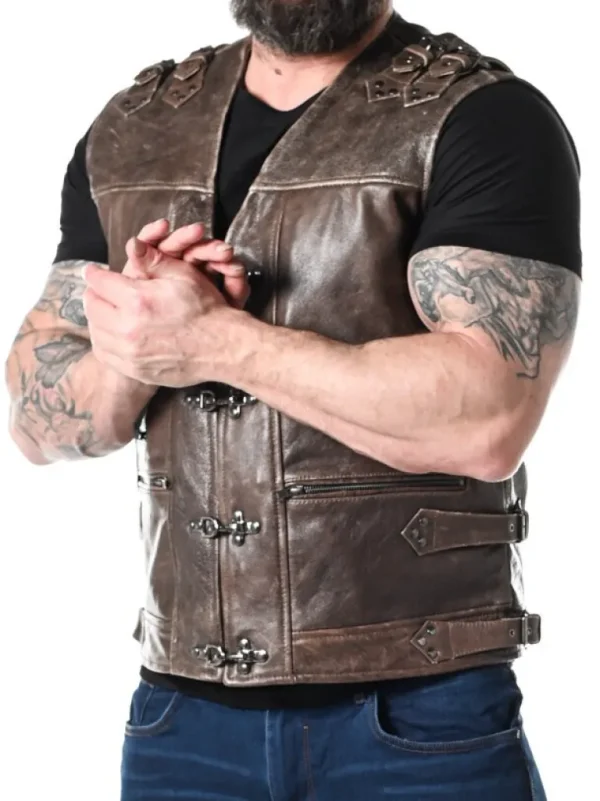 Rd Biker Skindvest - Brun^* Best Sale