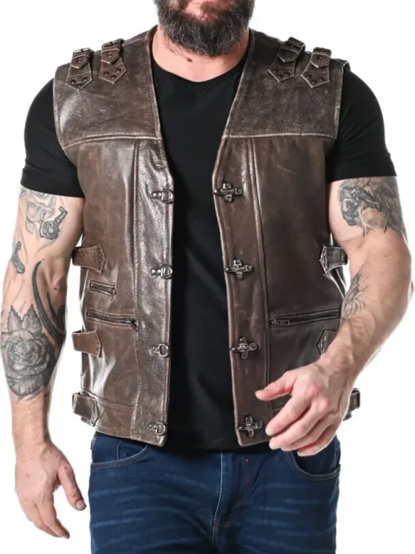 Rd Biker Skindvest - Brun^* Best Sale