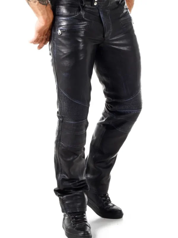 Rd Lavello Skindbukser - Dirty Blue^* Hot