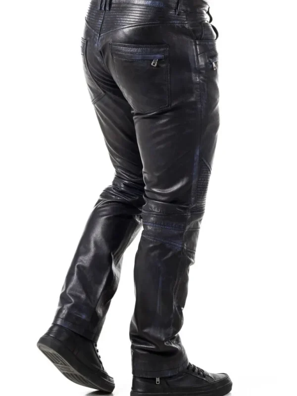 Rd Lavello Skindbukser - Dirty Blue^* Hot