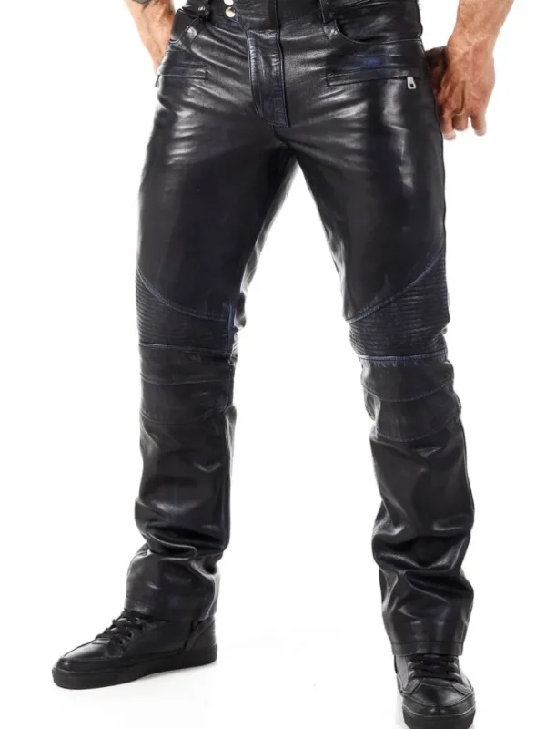 Rd Lavello Skindbukser - Dirty Blue^* Best