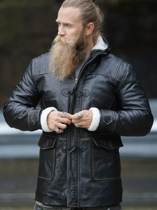 Rd Matan Foret Skindfrakke - Vintage Black^* Online