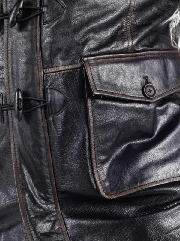 Rd Matan Foret Skindfrakke - Vintage Black^* Discount