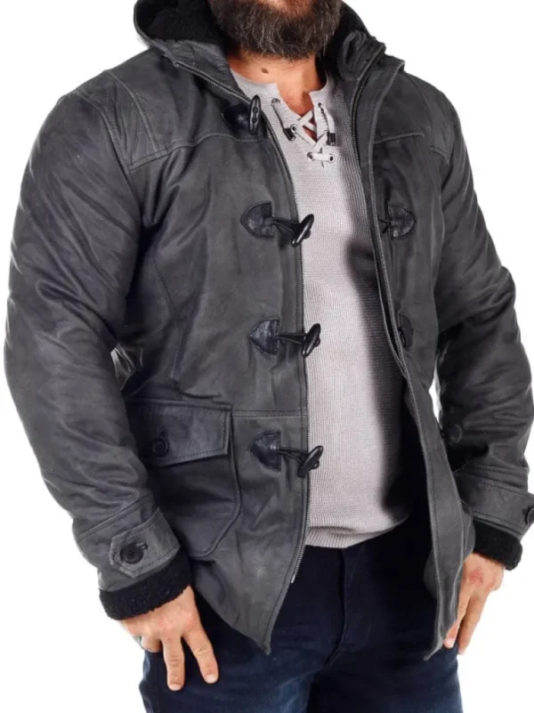 Rd Matan Foret Skindfrakke - Morkegra^* Best