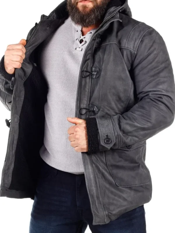 Rd Matan Foret Skindfrakke - Morkegra^* Shop