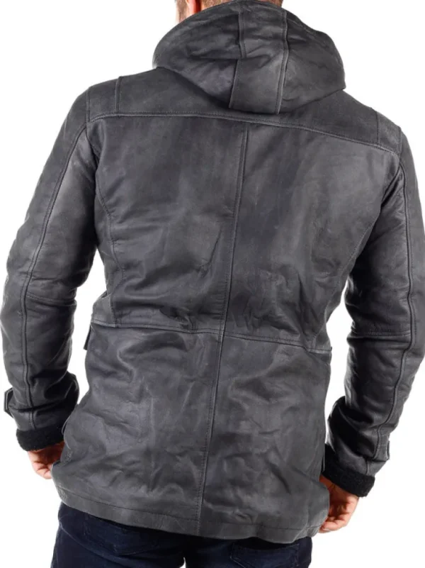 Rd Matan Foret Skindfrakke - Morkegra^* Shop