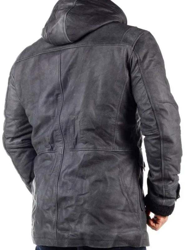 Rd Matan Foret Skindfrakke - Morkegra^* Shop