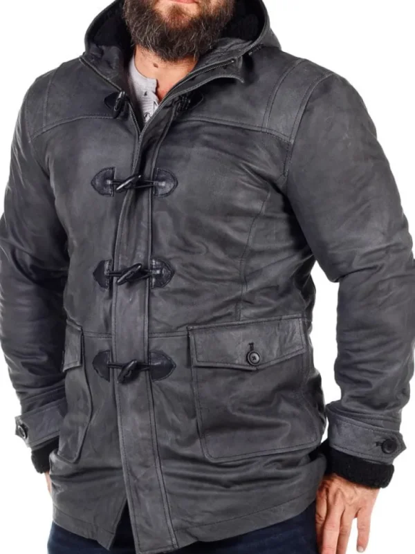 Rd Matan Foret Skindfrakke - Morkegra^* Shop