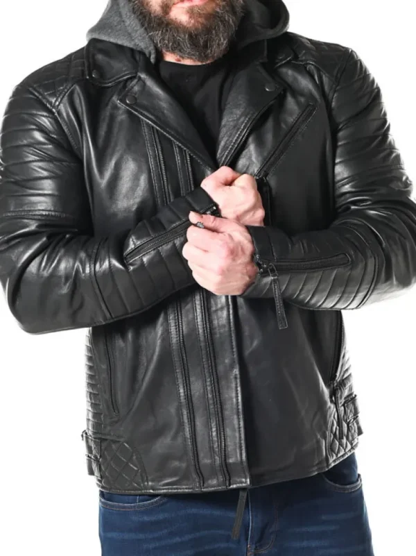 Rd Night Rider Skindjakke - Sort^* New