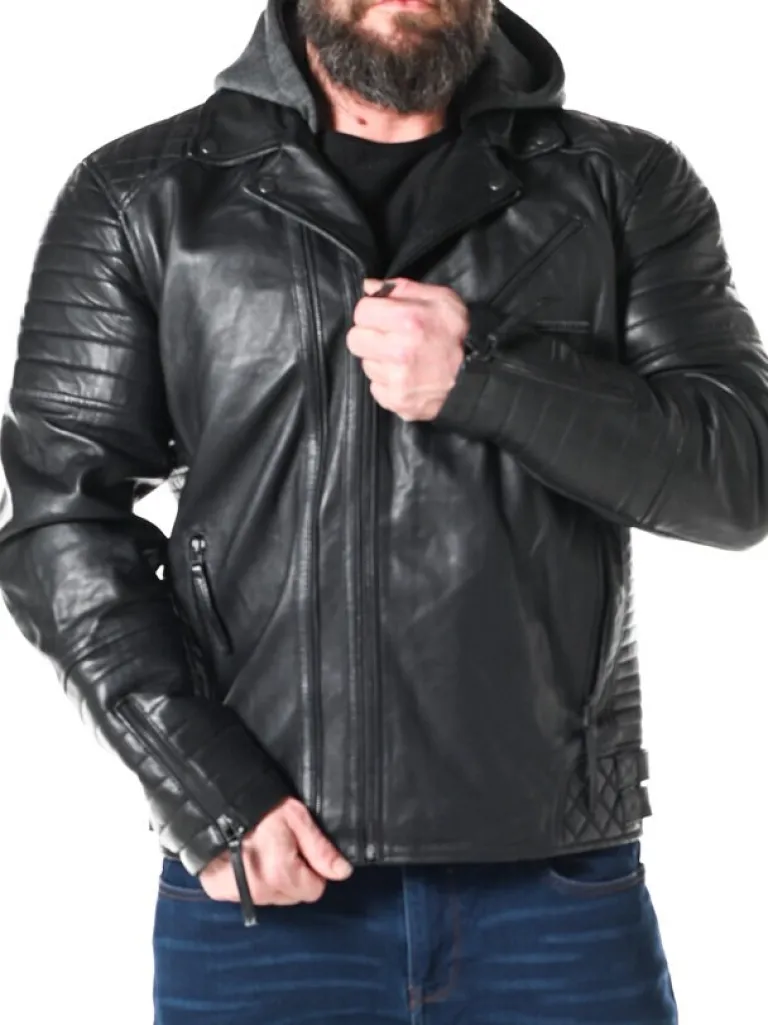 rd_night_rider_skindjakke_12.webp Rd Night Rider Skindjakke - Sort^* New