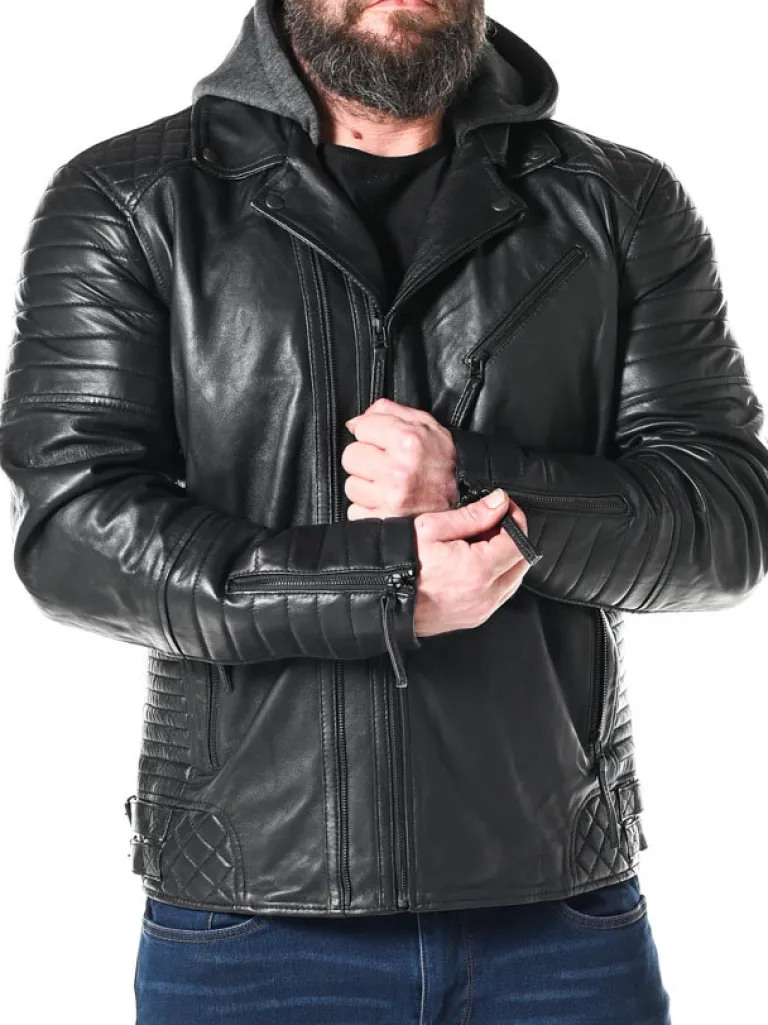 rd_night_rider_skindjakke_15.webp Rd Night Rider Skindjakke - Sort^* New