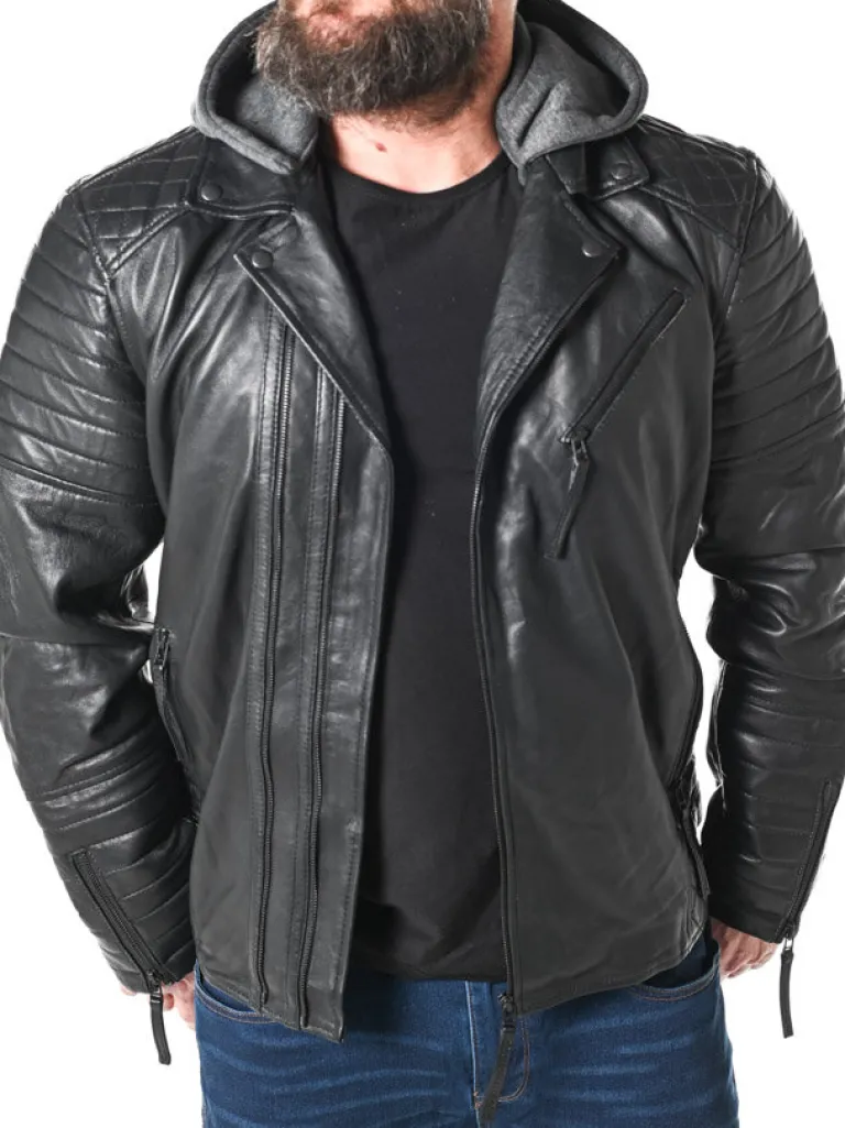 rd_night_rider_skindjakke_3.webp Rd Night Rider Skindjakke - Sort^* New