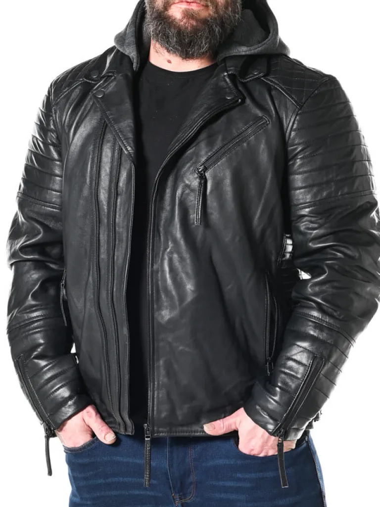 rd_night_rider_skindjakke_9.webp Rd Night Rider Skindjakke - Sort^* New