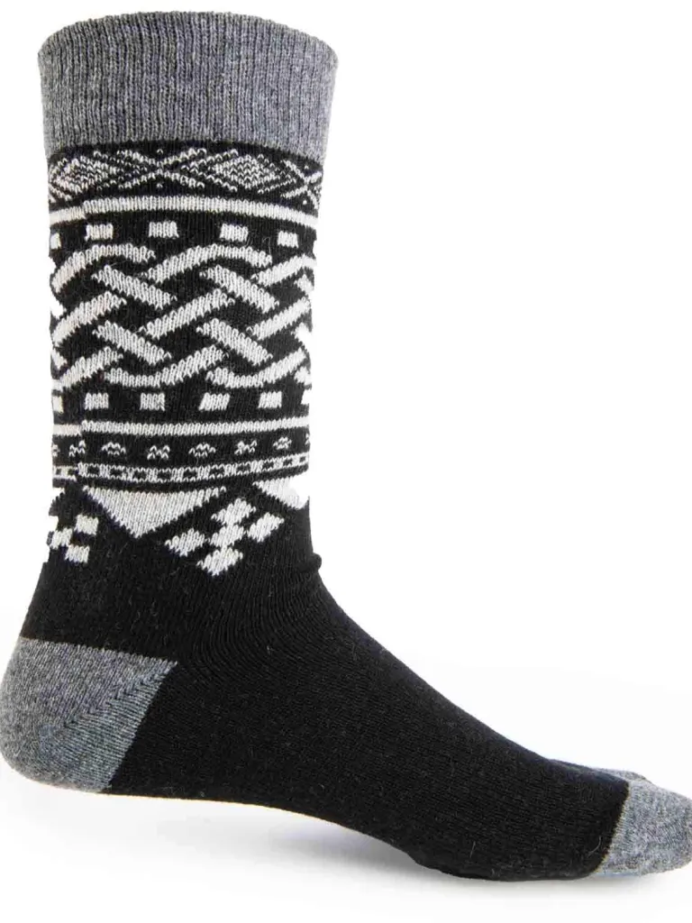 rd_pack_viking_uldstrmper_7.webp Rd 2-Pack Viking UldStrømper - Bla/Sort^* Cheap