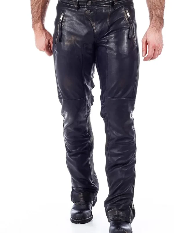 Rd Premium Rider Cargo Skindbukse - Sort/Guld^* Best Sale