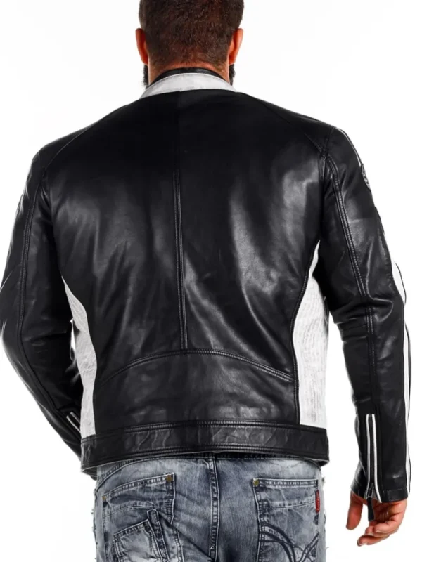 Rd Ride To Live Skindjakke - Sort/Hvid^* Shop