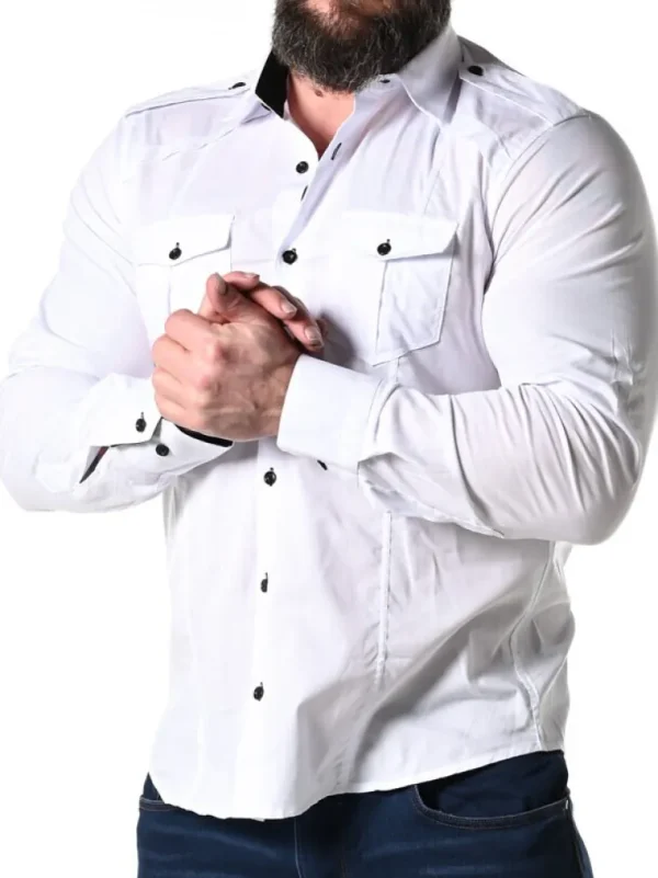 Rd Rockstar Skjorte - Hvid/Sort^* New