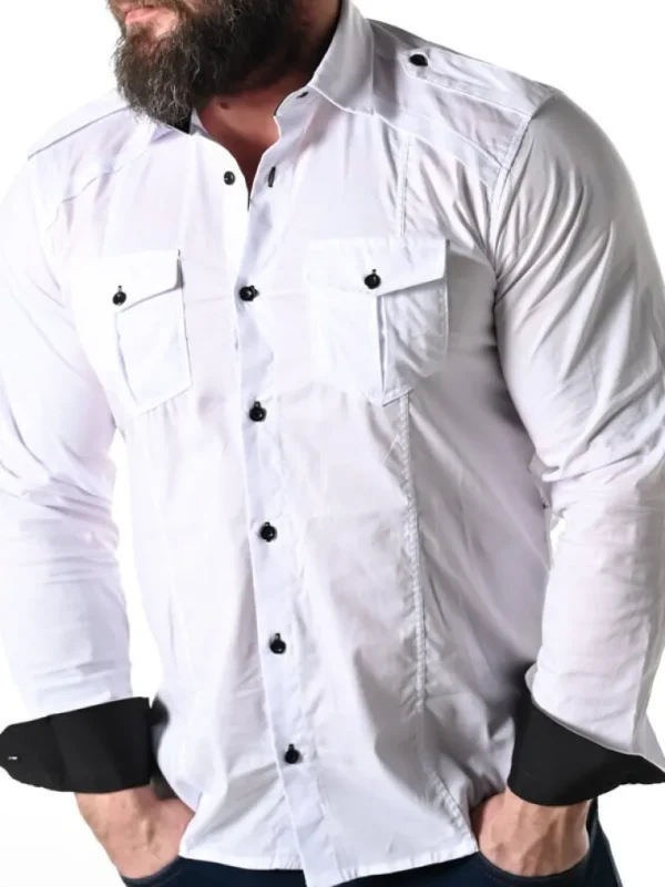 Rd Rockstar Skjorte - Hvid/Sort^* New