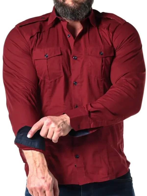 Rd Rockstar Skjorte - Rod/Bla^* Shop