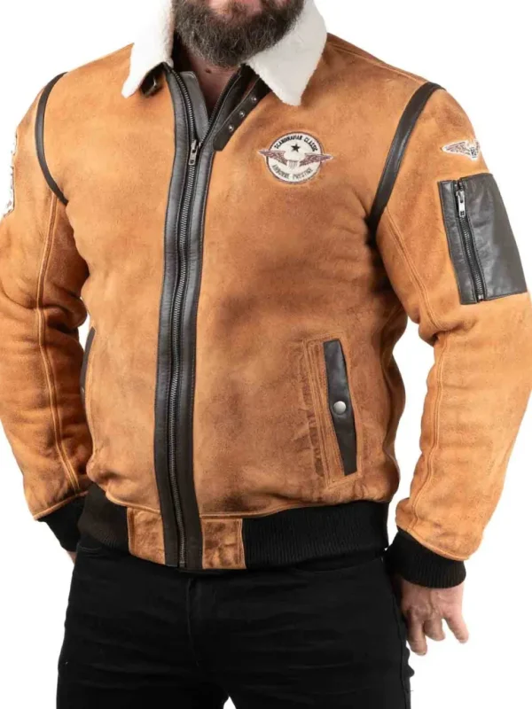 Rd Rover Pilot Skindjakke - Cognac^* Flash Sale